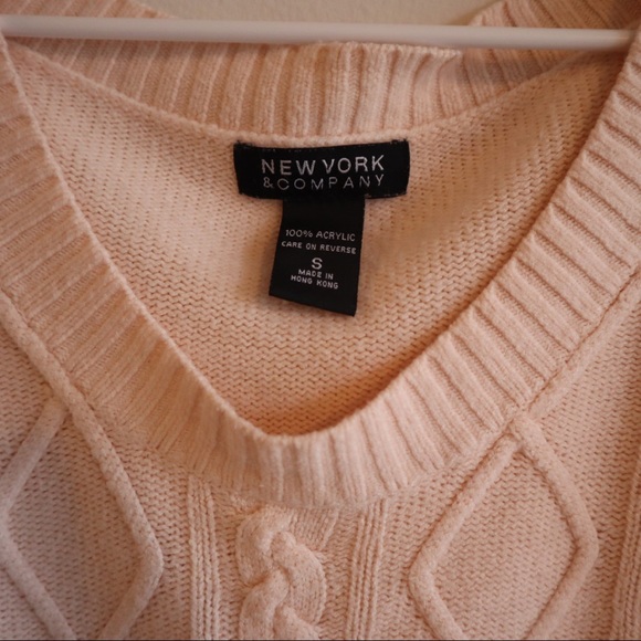New York & Co Baby Pink Sweater - Picture 4 of 8